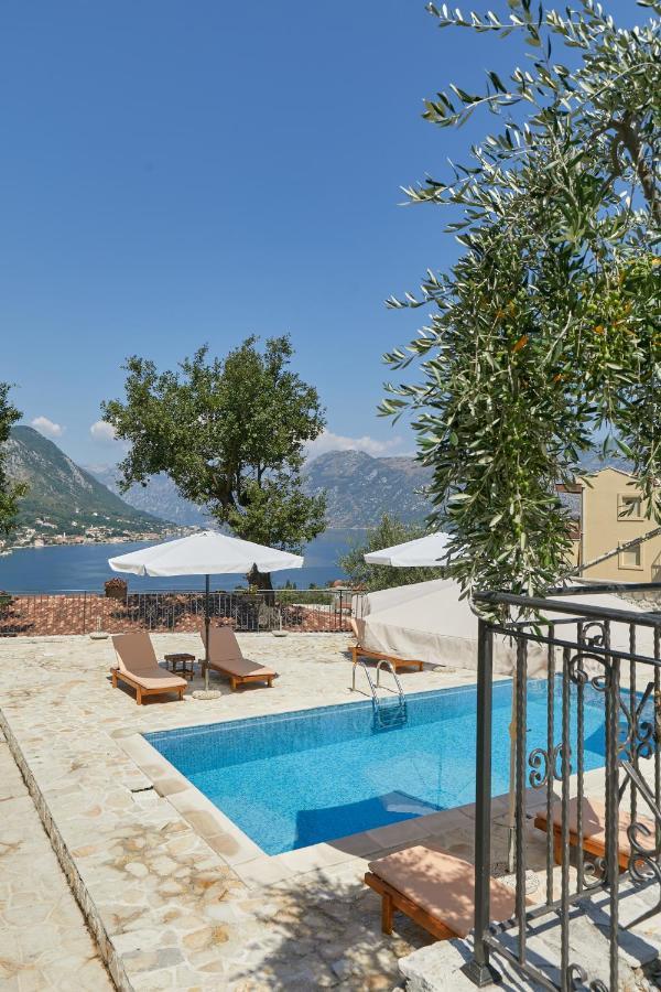 Our Sunset Apartments With Pool And Sea View Kotor Luaran gambar